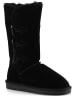 Gooce Leder-Winterstiefel "Cornice" in Schwarz