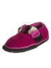 kitz-pichler Wollfilz-Hausschuhe "Babett" in Fuchsia/ Anthrazit