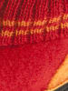 kitz-pichler Pantoffel "Trixi" rood/oranje