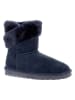 NICEBAY Leren winterboots "Bevis" donkerblauw