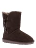 NICEBAY Leder-Winterboots "Branch" in Braun