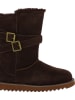 NICEBAY Skórzane kozaki zimowe "Mells Waterproof" w kolorze brązowym