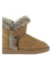 NICEBAY Leren winterboots "Gakona" lichtbruin