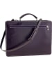 ORE10 Leder-Businesstasche "Bologna" in Dunkellila - (B)38 x (H)29 x (T)11 cm