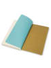 Moleskine 2-delige set: notitieschriften "Gestipt" olijfgroen