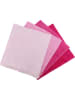 Elizabed 4er-Set: Duschtücher "Rainbow" in Pink