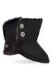 EMU Australia Leder-Winterboots "Denman Lo" in Schwarz