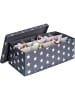STORE IT Weihnachtskugelbox in Grau - (B)58 x (H)25 x (T)36 cm