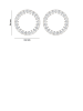 Diamant Vendôme Weißgold-Ohrstecker mit Diamanten