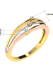 Vittoria Jewels Złoty pierścionek z diamentami