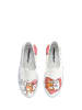 Streetfly Slippersy w kolorze kremowym ze wzorem