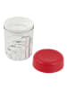 Dr. Oetker Mixbecher in Transparent/ Rot - 250 ml