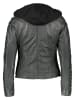 BLUE MONKEY Lederjacke "Wonder" in Anthrazit