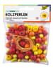 Folia Holzperlen in Rot/ Gelb/ Orange - 60 g