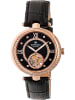 Empress Automatikuhr "Stella" in Schwarz/ Roségold
