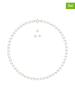 Pearl Addict 2-delige sieradenset met parels wit