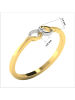 Diamant Vendôme Gold-/ Weißgold-Ring mit Diamant