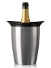Vacu Vin Champagnerkühler ''Elegant'' in Silber - (H)21,5 x Ø 19 cm