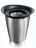 Vacu Vin Champagnekoeler "Elegant" zilverkleurig - (H)21,5 x Ø 19 cm