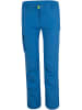 Trollkids Spodnie trekkingowe Zipp-Off "Oppland" - Slim fit - w kolorze niebieskim