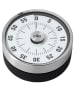 Cilio Timer "Pure" in Silber/ Schwarz - Ø 8 cm