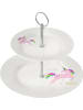 ppd Etagere "Unicorn" in Weiß/ Pink - (H)25 cm