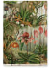 Madre Selva Nadruk "Jungle Flowers" na drewnie - 40 x 60 cm
