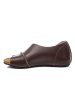 Comfortfusse Leren sandalen bruin