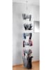 Wenko Teleskop-Schuhregal "Achilles" in Weiß/ Grau - (H)300cm