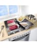Wenko 2er-Set: Herdabdeckplatten "Macarons" in Grau/ Pink - (L)30 x (B)52 cm