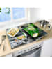 Wenko 2er-Set: Herdabdeckplatten "Mojito" in Grün/ Grau - (L)30 x (B)52 cm