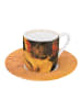 Könitz Filiżanka "Angelo Musicante" w kolorze jasnobrązowo-czarnym - 85 ml