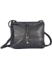 Florence Bags Leder-Umhängetasche "New Sport" in Dunkelblau - (B)20 x (H)18 x (T)5 cm