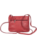 Florence Bags Skórzana torebka "New Sport" w kolorze czerwonym - 20 x 18 x 5 cm