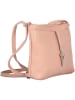 Florence Bags Skórzana torebka "New Sport" w kolorze jasnoróżowym - 20 x 18 x 5 cm