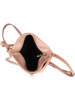 Florence Bags Leder-Umhängetasche "New Sport" in Rosa - (B)20 x (H)18 x (T)5 cm