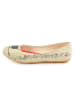 Goby Leder-Ballerinas in Beige