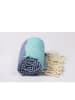 ILVY'S Hamamdoek blauw/turquoise - (L)180 x (B)95 cm