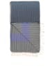 ILVY'S Hamamtuch in Dunkelblau/ Blau - (L)180x (B)95 cm