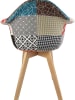 THE HOME DECO FACTORY 2-delige set: eetkamerstoelen meerkleurig - (B)62 x (H)82,5 x (D)60,5 cm