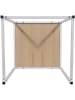 THE HOME DECO FACTORY 3-delige set: bijzettafels wit/naturel
