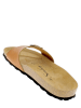 Sunbay Leren slippers "Jasmin" camel