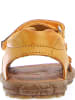 Naturino Skórzane sandały w kolorze żółtym