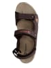TRAVELIN' Leder-Trekkingsandalen "Volda" in Dunkelbraun