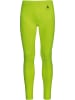 Odlo Funktionsunterhose "Evolution Warm" in Grün/ Gelb