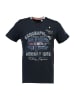 Geographical Norway Shirt "Jouri" in Dunkelblau