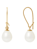 Pearline Gouden oorringen met parels