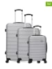 Les P´tites Bombes 3tlg. Hardcase-Trolleyset "Munich" in Silber