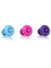 Vacu Vin 3er-Set: Weinpumpen-Stopfen in Pink/ Blau/ Lila