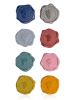 Vacu Vin 8-delige set: glasmarkers "Classic" meerkleurig
